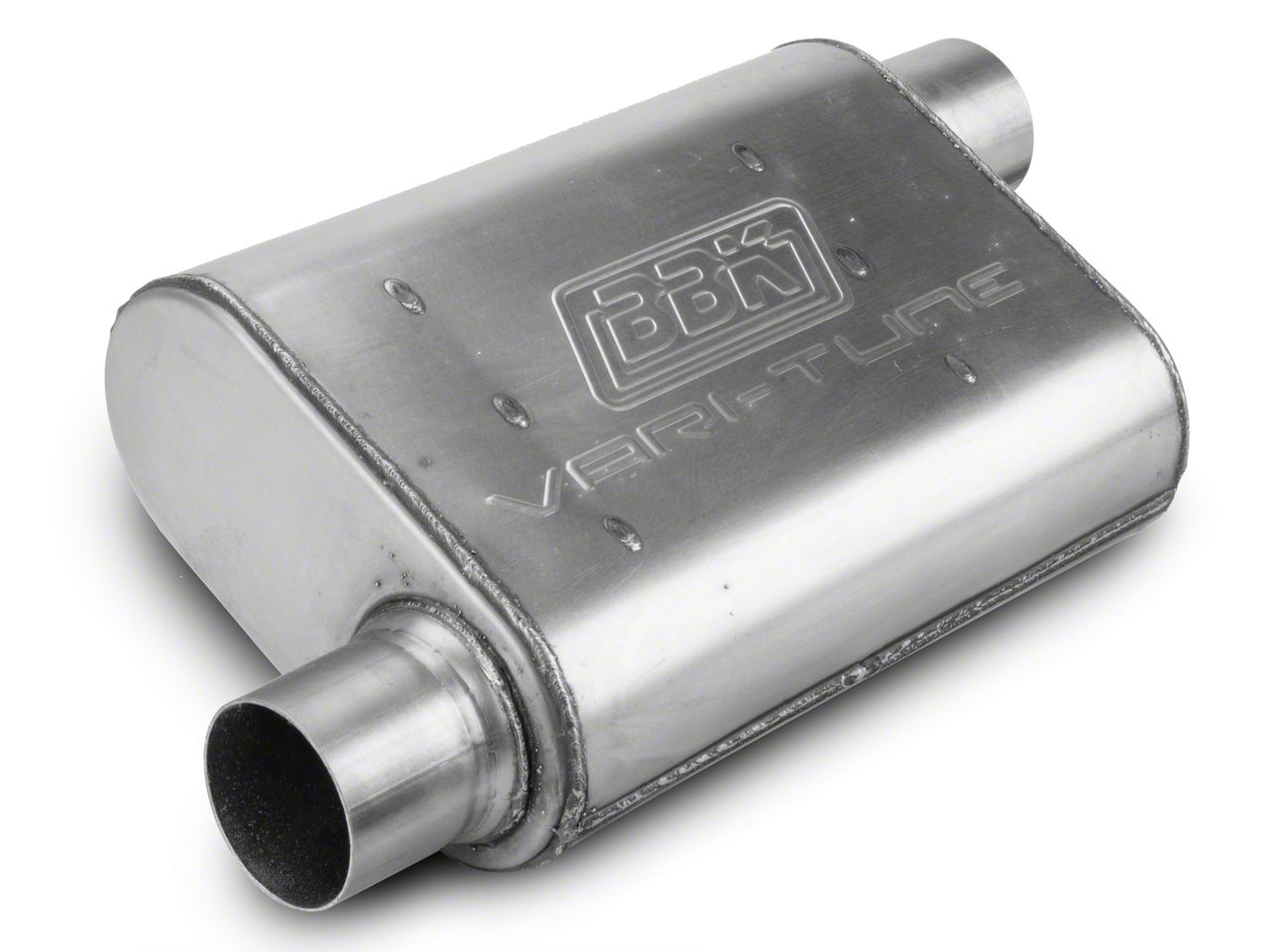 XForce Mustang Oval Varex Hidden Motor Muffler; 2.50-Inch
