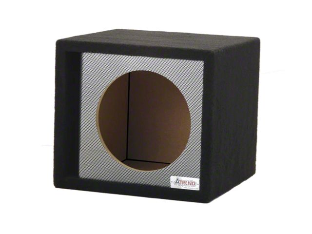 Bbox 15-Inch Single Vented Subwoofer Enclosure; Red Carbon Fiber (Universal; Some Adaptation May Be Required)