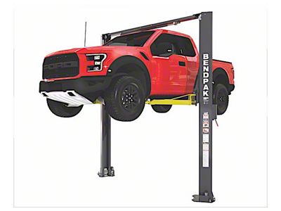 BendPak Asymmetric Clearfloor Extra High Rise Two-Post Lift with Low-Profile Arms; 10,000 lb. Capacity