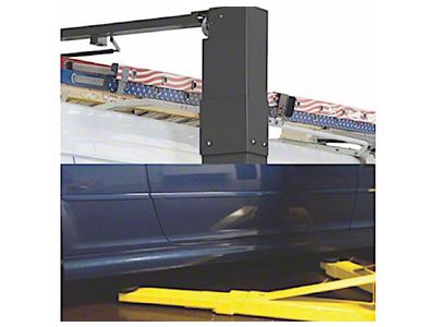 BendPak Asymmetric Clearfloor Two-Post Lift with Low-Profile Arms; 10,000 lb. Capacity
