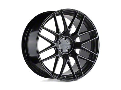 Beyern Autobahn Matte Black Wheel; 18x8.5; 15mm Offset (16-24 Camaro, Excluding SS w/ 6-Piston Front Calipers & ZL1)