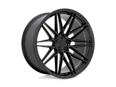 Beyern Damon Gloss Black Wheel; Rear Only; 22x11; 30mm Offset (16-24 Camaro)