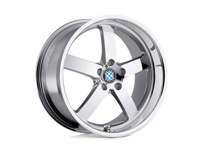 Beyern Rapp Chrome Wheel; 18x8.5; 40mm Offset (16-24 Camaro, Excluding SS w/ 6-Piston Front Calipers & ZL1)