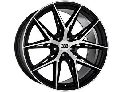 Big Baller Brand Z11 Gloss Black with Machined Face Wheel; 20x9; 35mm Offset (05-09 Mustang)