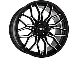 Big Baller Brand Z08 Gloss Black with Machined Face Wheel; Rear Only; 20x10.5; 25mm Offset (06-10 RWD Charger)