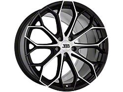 Big Baller Brand Z09 Gloss Black with Machined Face Wheel; 20x9; 15mm Offset (06-10 RWD Charger)