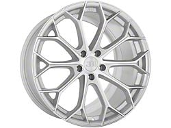 Big Baller Brand Z09 Silver with Machined Face Wheel; 20x9; 15mm Offset (06-10 RWD Charger)