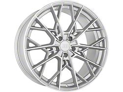 Big Baller Brand Z10 Silver with Machined Face Wheel; 20x9; 15mm Offset (06-10 RWD Charger)