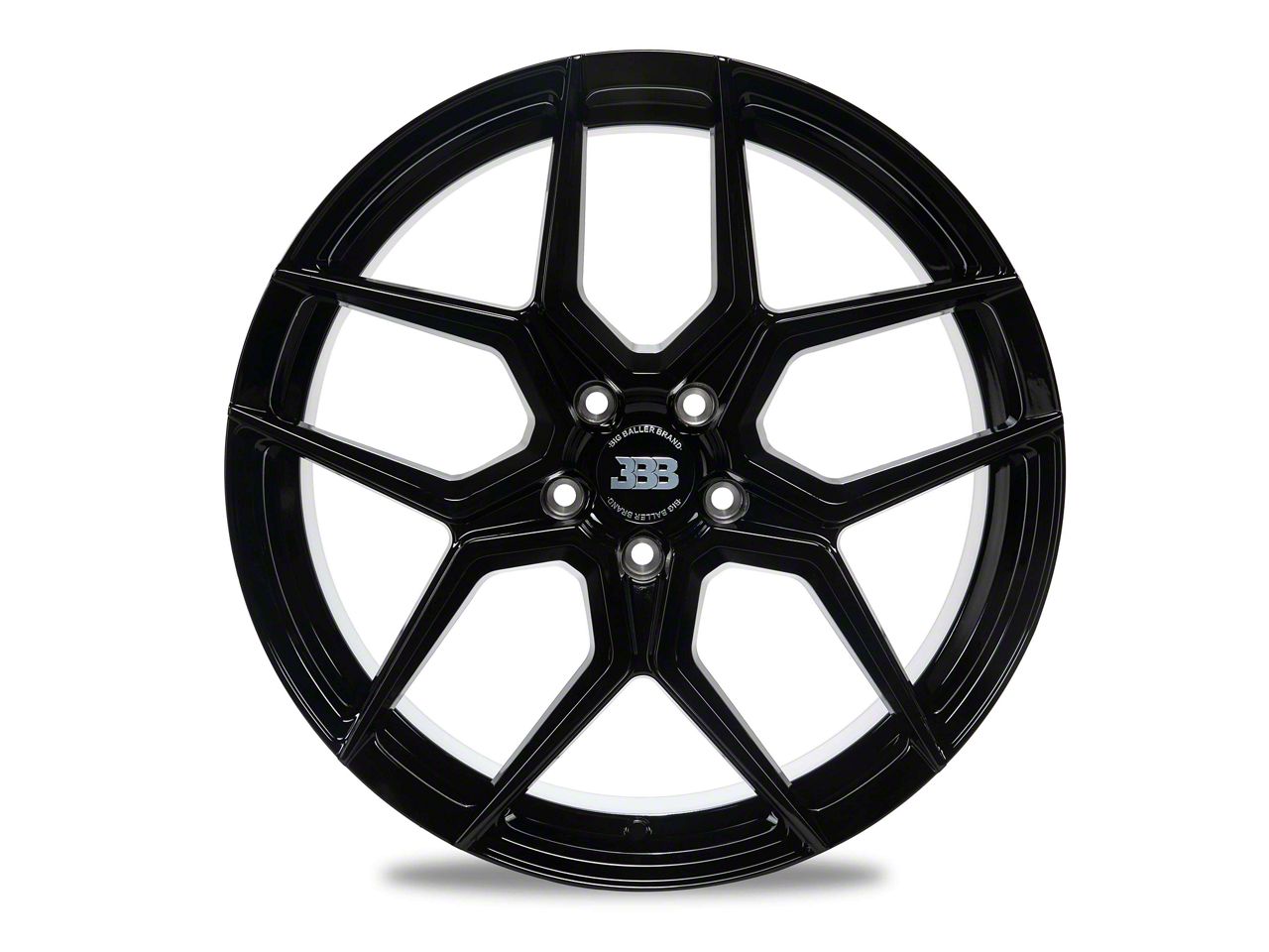 Big Baller Brand Mustang Z05 Full Gloss Black Wheel; 18x8
