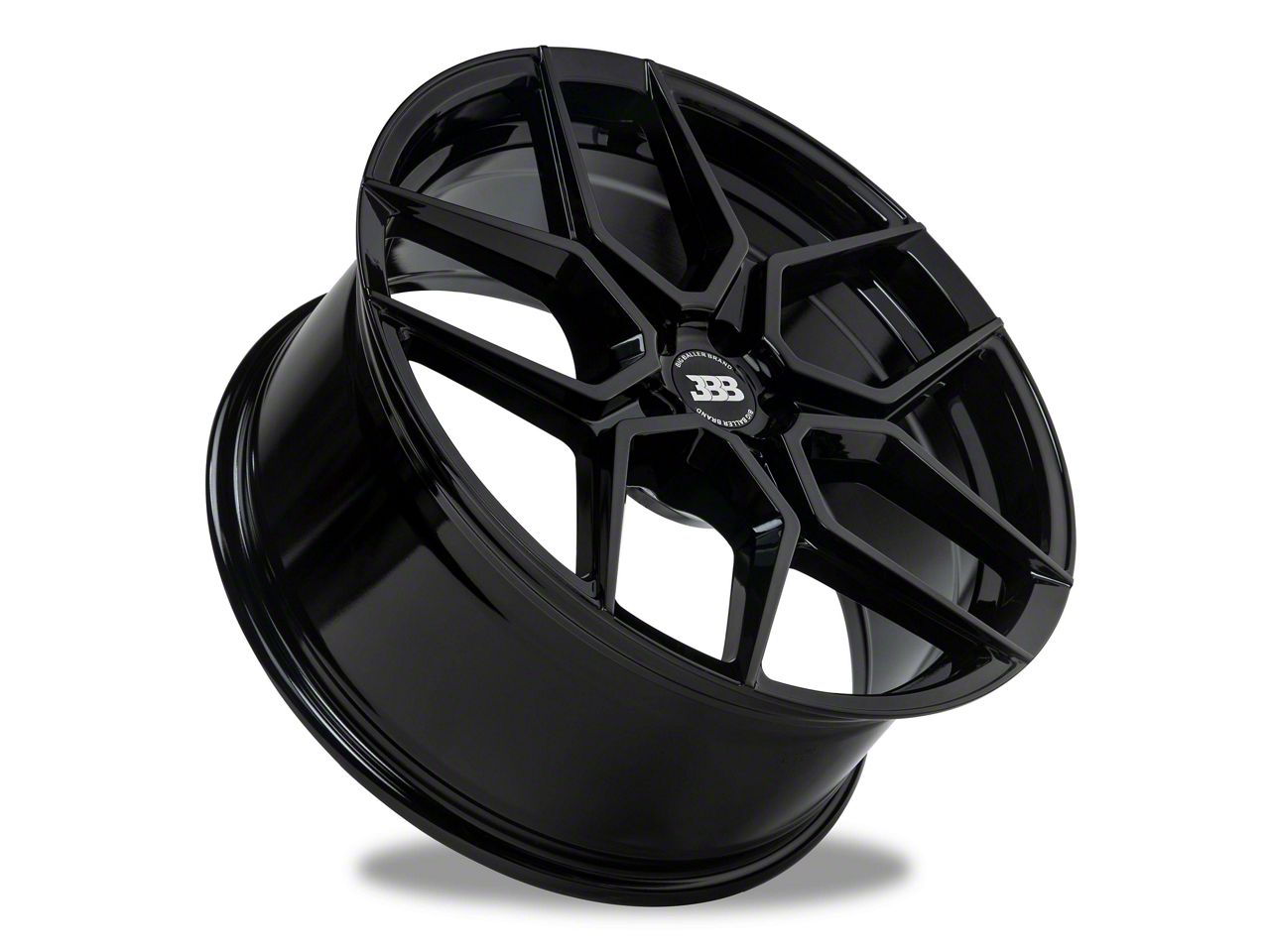 Big Baller Brand Mustang Z05 Full Gloss Black Wheel; 18x8