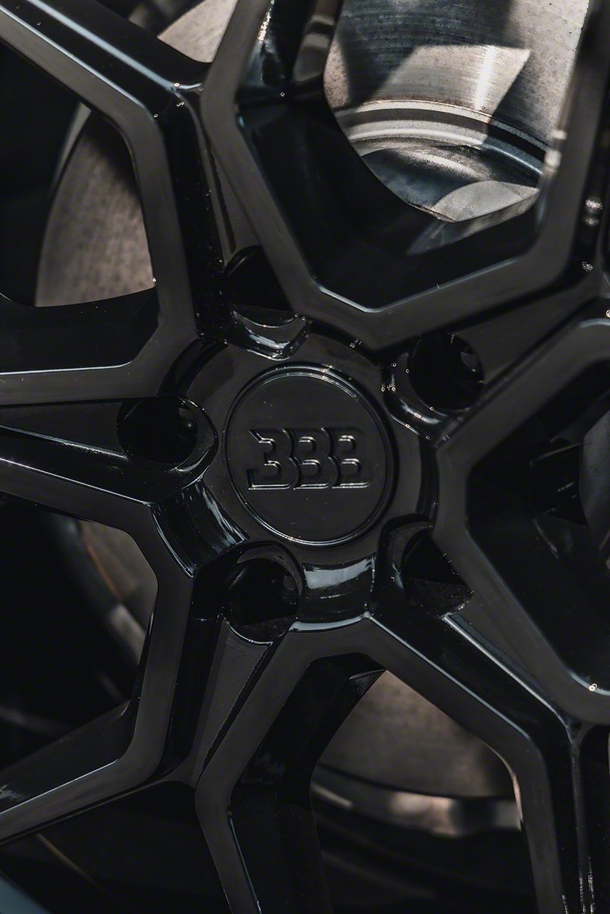 Big Baller Brand Mustang Z05 Full Gloss Black Wheel; 18x8