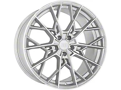Big Baller Brand Z10 Silver with Machined Face Wheel; 20x9; 35mm Offset (10-14 Mustang)