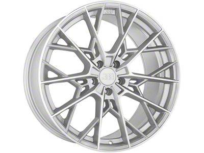 Big Baller Brand Z10 Silver with Machined Face Wheel; Rear Only; 20x10.5; 40mm Offset (10-14 Mustang)