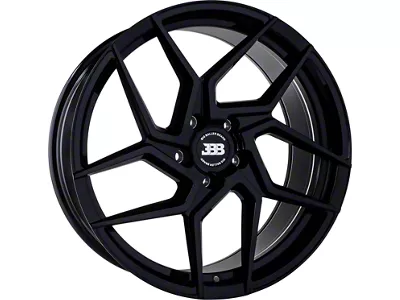 Big Baller Brand Z06 Full Gloss Black Wheel; 20x9; 35mm Offset (15-23 Mustang GT, EcoBoost, V6)