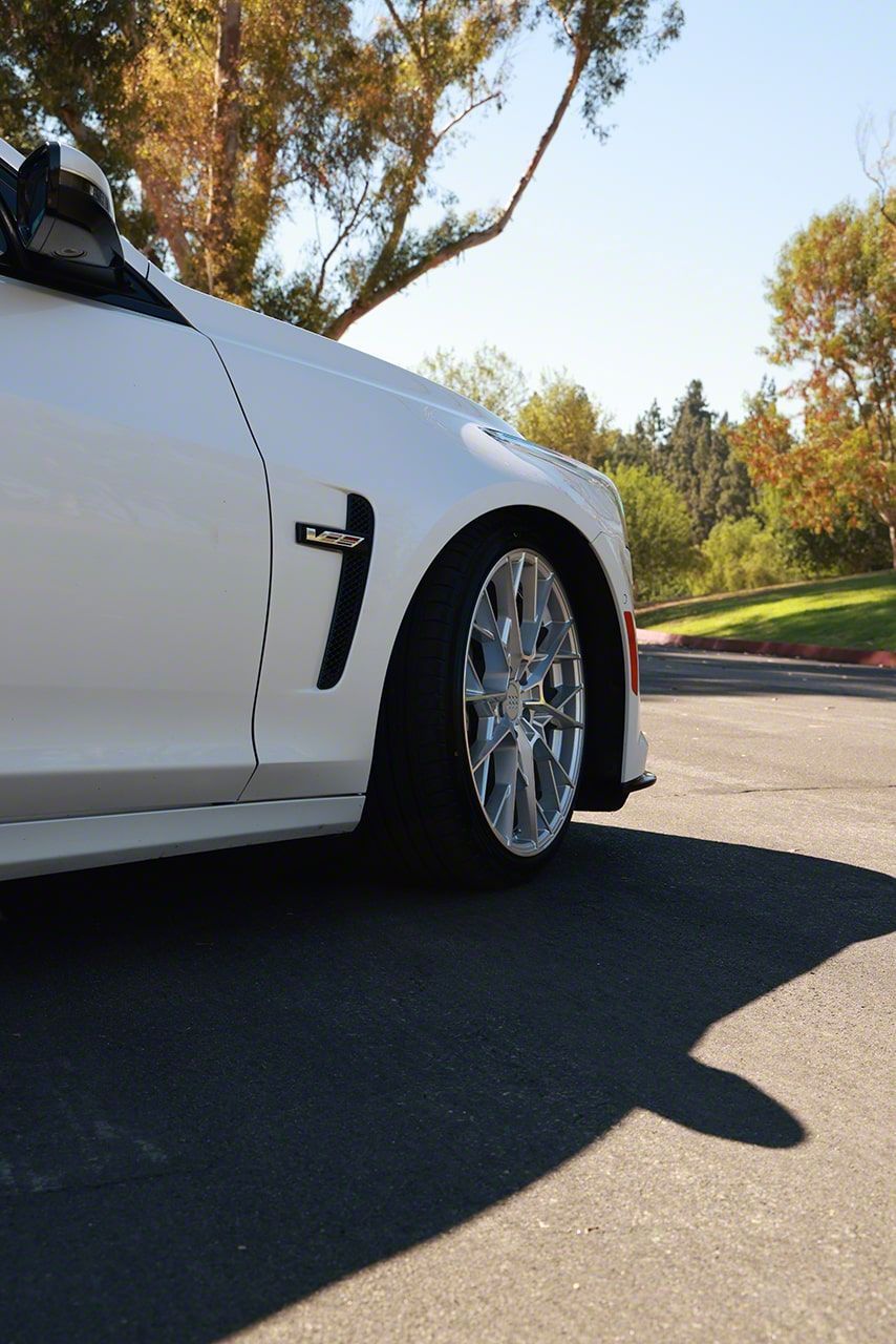 Big Baller Brand Mustang Z10 Silver with Machined Face Wheel; Rear