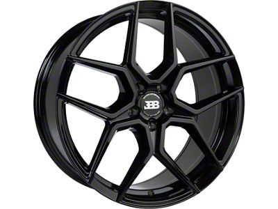Big Baller Brand Z05 Full Gloss Black Wheel; 18x8; 35mm Offset (94-98 Mustang)