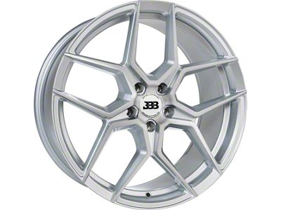 Big Baller Brand Z05 Silver with Brushed Face Wheel; 18x8; 42mm Offset (94-98 Mustang)