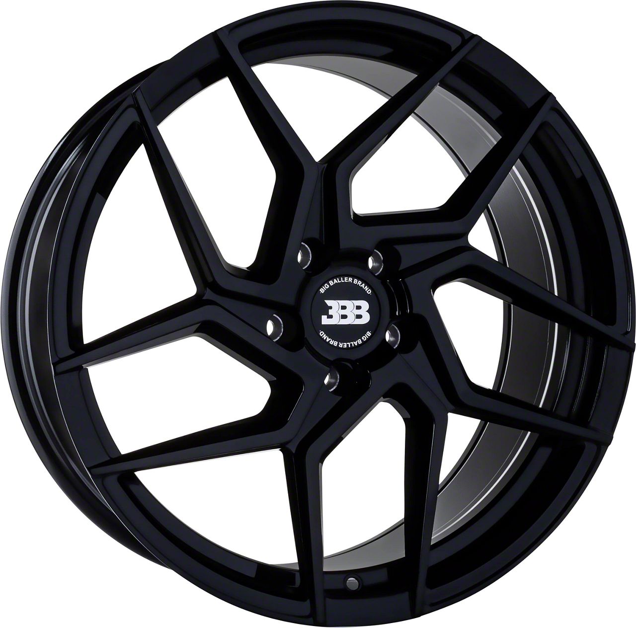 Big Baller Brand Mustang Z06 Full Gloss Black Wheel; 18x8; 35mm