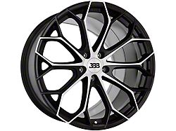 Big Baller Brand Z09 Gloss Black with Machined Face Wheel; 20x9; 15mm Offset (08-23 RWD Challenger, Excluding Widebody)