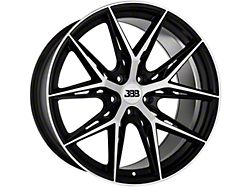 Big Baller Brand Z11 Gloss Black with Machined Face Wheel; Rear Only; 20x10.5; 25mm Offset (08-23 RWD Challenger, Excluding Widebody)