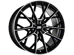 Big Baller Brand Z10 Gloss Black with Machined Face Wheel; 20x9; 15mm Offset (11-23 RWD Charger, Excluding Widebody)
