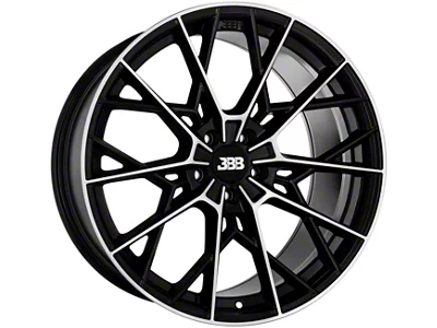 Big Baller Brand Z10 Gloss Black with Machined Face Wheel; 20x9; 15mm Offset (11-23 RWD Charger, Excluding Widebody)