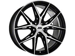 Big Baller Brand Z11 Gloss Black with Machined Face Wheel; 20x9; 15mm Offset (11-23 RWD Charger, Excluding Widebody)