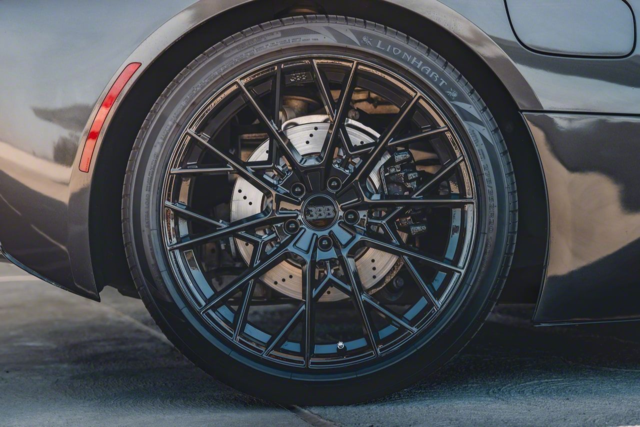 Big Baller Brand Mustang Z10 Full Gloss Black Wheel; 20x9