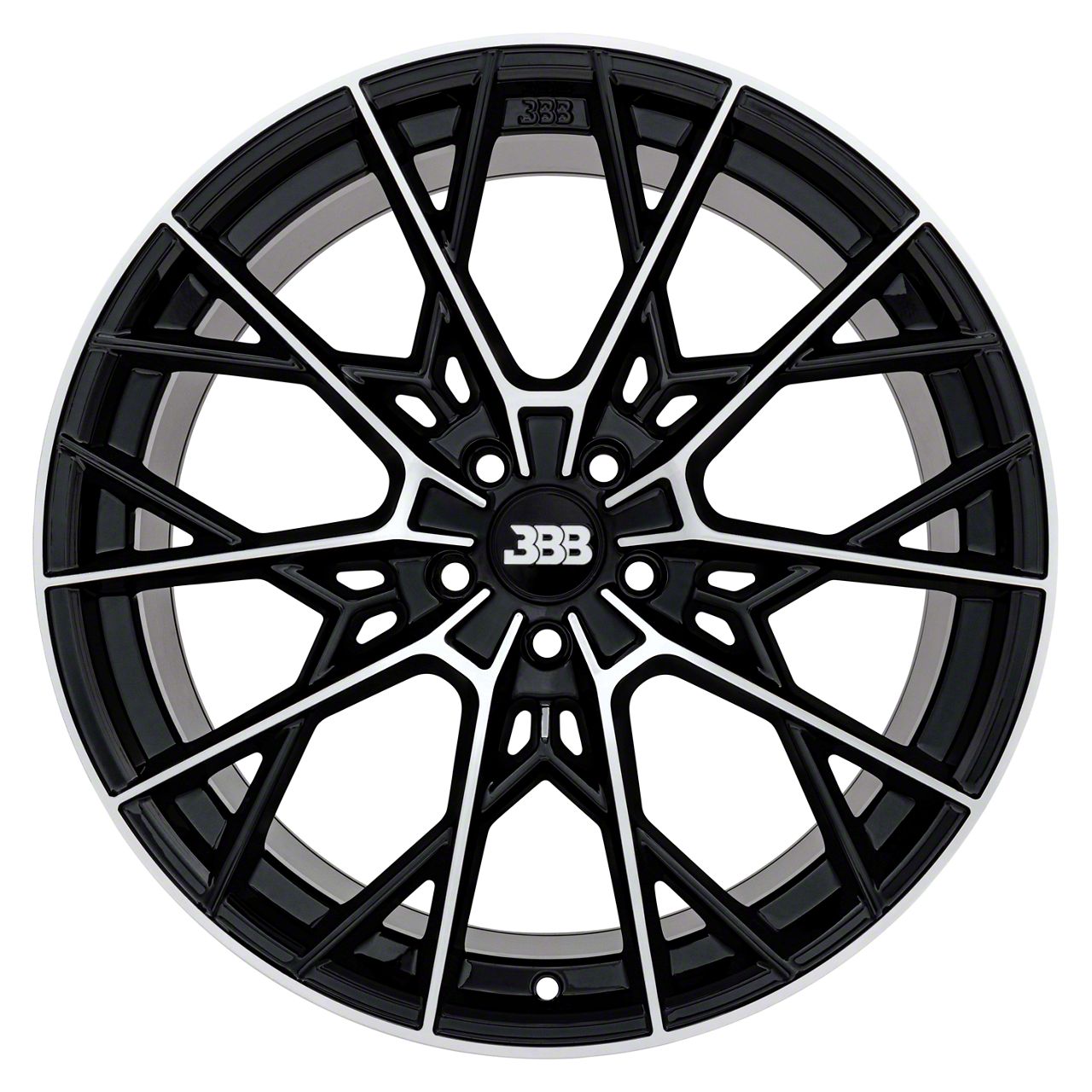 Big Baller Brand Mustang Z10 Gloss Black with Machined Face