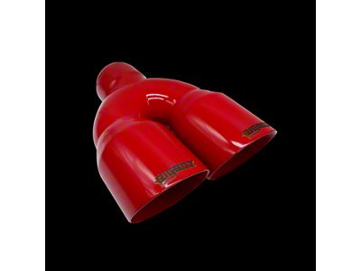 Bigboz Exhaust Quad Weld-On Exhaust Tips; 4-Inch; Torred (08-23 V8 HEMI Challenger)