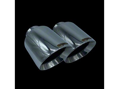 Bigboz Exhaust Bolt-On Exhaust Tips; 5-Inch; High Polish Chrome (15-23 V8 HEMI Charger)