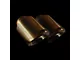 Bigboz Exhaust Bolt-On Exhaust Tips; 5-Inch; Metallic Gold (15-23 V8 HEMI Charger)