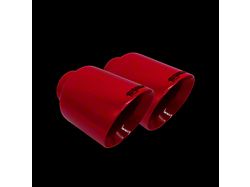 Bigboz Exhaust Bolt-On Exhaust Tips; 5-Inch; Torred (15-23 V8 HEMI Charger)