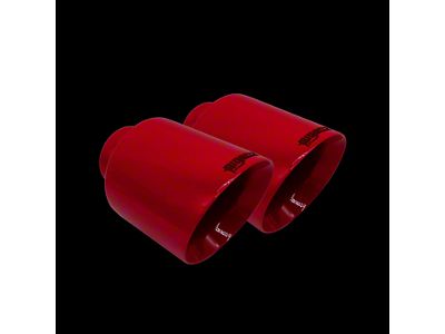 Bigboz Exhaust Bolt-On Exhaust Tips; 5-Inch; Torred (15-23 V8 HEMI Charger)