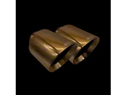 Bigboz Exhaust Bolt-On Exhaust Tips; 5-Inch; Metallic Bronze (15-23 V8 HEMI Charger)