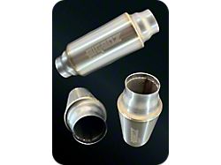 Bigboz Exhaust 5 Performance Muffler with Packing; 2.50-Inch Inlet/2.50-Inch Outlet (Universal; Some Adaptation May Be Required)