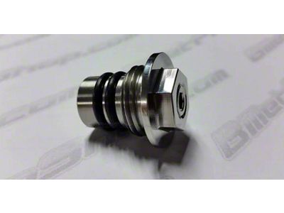 Coolant Crossover Plug; Polished (03-04 Mustang Cobra)