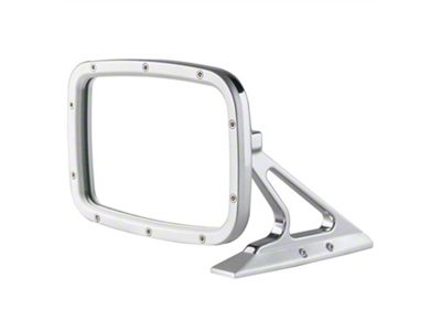 Universal Rectangular Side Mirror; Matte (Universal; Some Adaptation May Be Required)