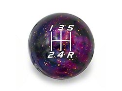 Billetworkz Lightbulb Anodized 5-Speed Shift Knob; Purple Cosmic (79-04 Mustang, Excluding 03-04 Cobra)