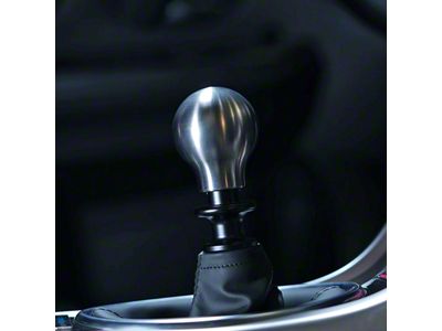 Billetworkz Lightbulb Titanium 5-Speed Shift Knob; Brushed (79-04 Mustang, Excluding 03-04 Cobra)