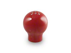 Billetworkz Lightbulb Weighted 5-Speed Shift Knob; Gloss Red (79-04 Mustang, Excluding 03-04 Cobra)