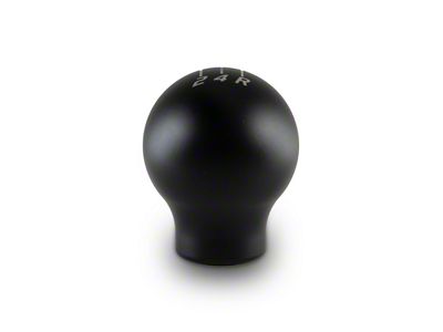 Billetworkz Lightbulb Weighted 5-Speed Shift Knob; Matte Black (79-04 Mustang, Excluding 03-04 Cobra)