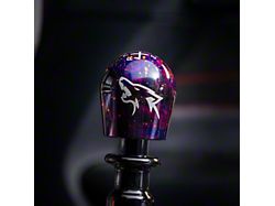 Billetworkz Short Teardrop Anodized 6-Speed Shift Knob; Purple Cosmic (15-24 Mustang, Excluding GT350 & GT500)