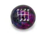Billetworkz Short Teardrop Anodized 6-Speed Shift Knob; Purple Cosmic (15-26 Mustang, Excluding GT350 & GT500)
