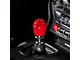 Billetworkz Short Teardrop Weighted 6-Speed Shift Knob; Gloss Red (15-24 Mustang, Excluding GT350 & GT500)