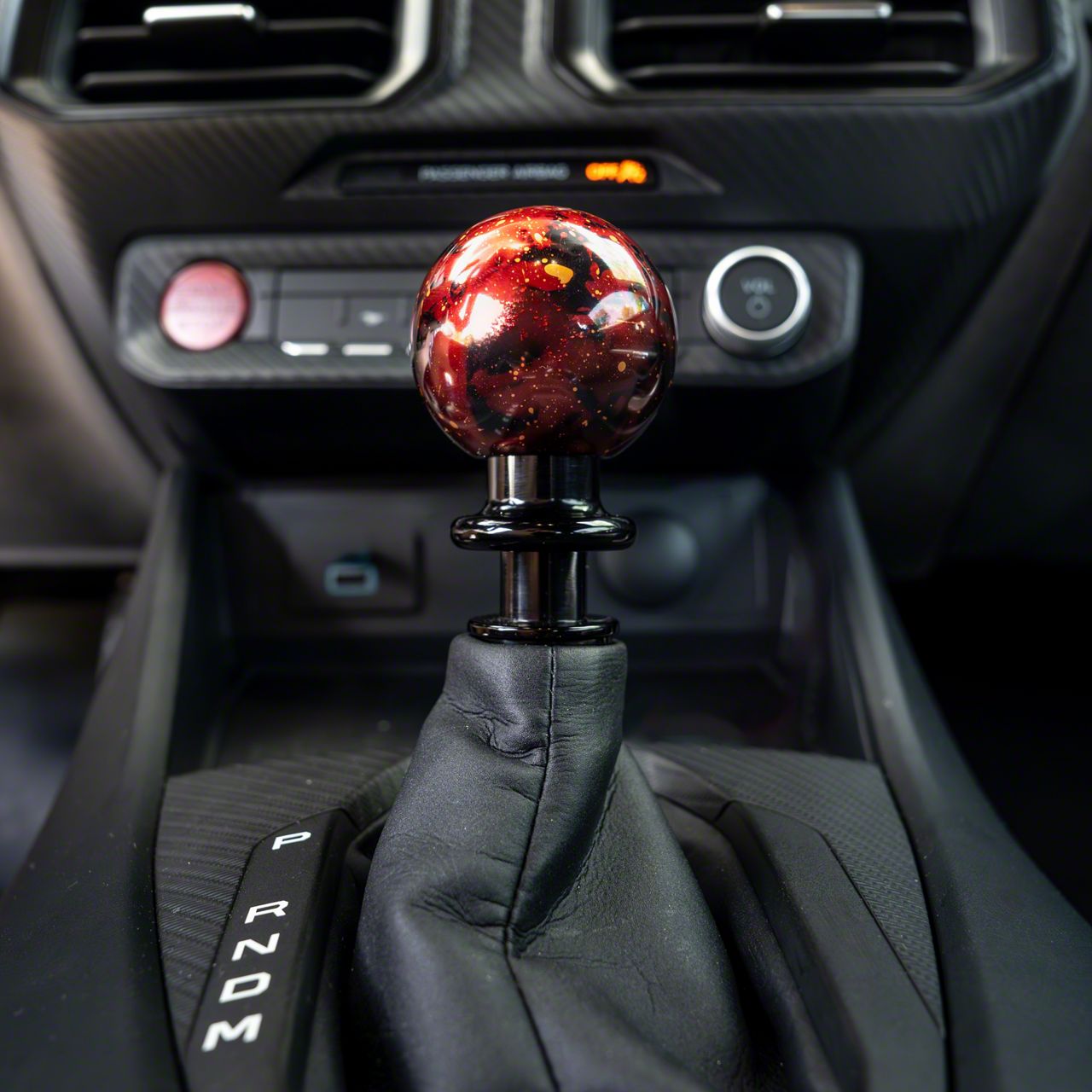 Ford Performance 6-Speed Shift Knob - GT350 - Red | FRDM7213-M8SR | Livernois Motorsports Ford Performance 6-Speed Shift Knob - GT350 - Red | FRDM7213-M8SR | Livernois Motorsports