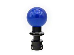 Billetworkz Sphere Automatic Shift Knob with Black Adapter; Candy Blue (15-25 Mustang GT, V6, EcoBoost, Dark Horse)