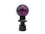 Billetworkz Sphere Automatic Shift Knob with Black Adapter; Purple Cosmic Space (15-25 Mustang GT, V6, EcoBoost, Dark Horse)