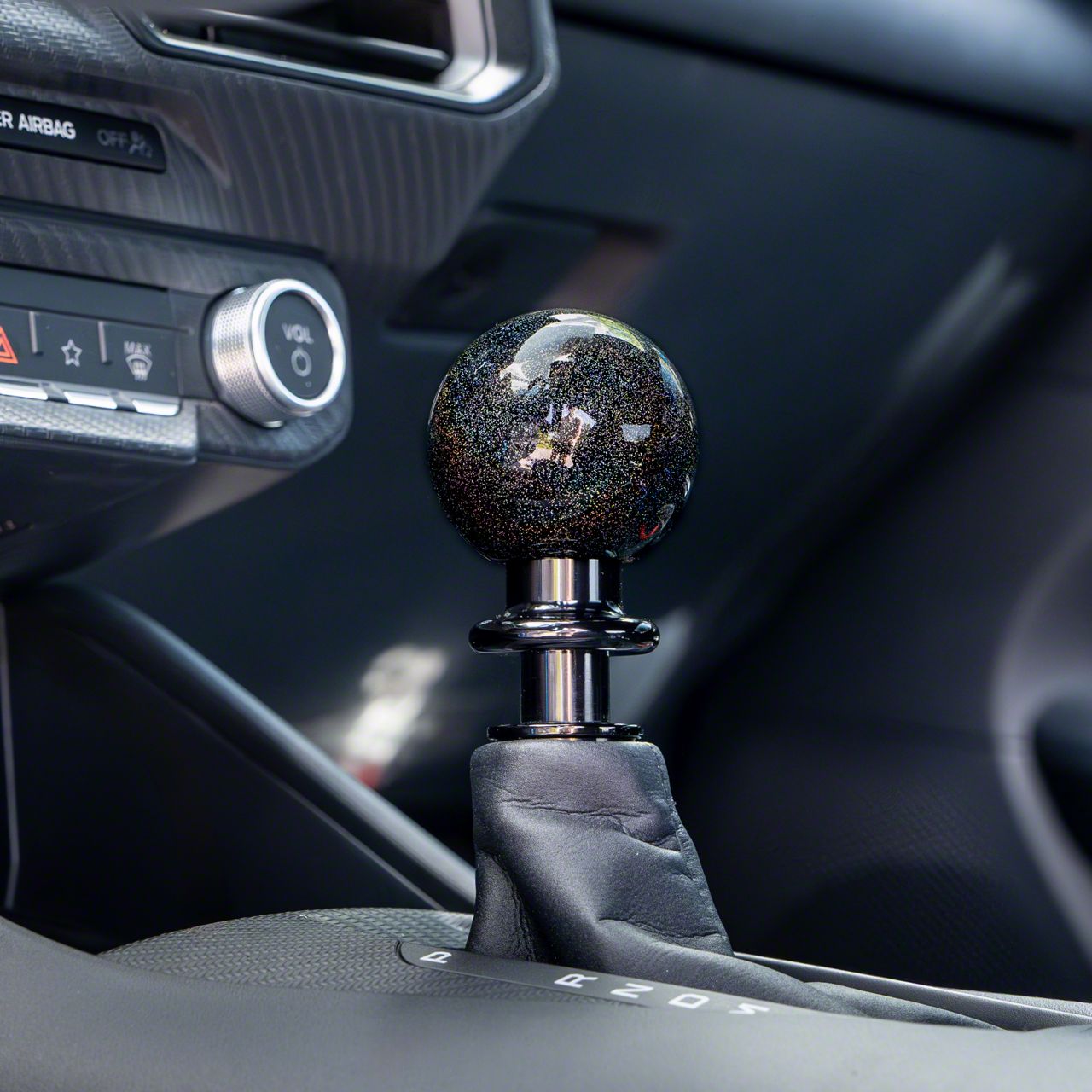 Billetworkz Mustang Sphere Automatic Shift Knob with Black