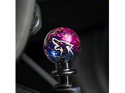 Billetworkz Sphere Automatic Shifter with Coyote Engraving; Purple Cosmic (15-25 Mustang GT, V6, EcoBoost, Dark Horse)